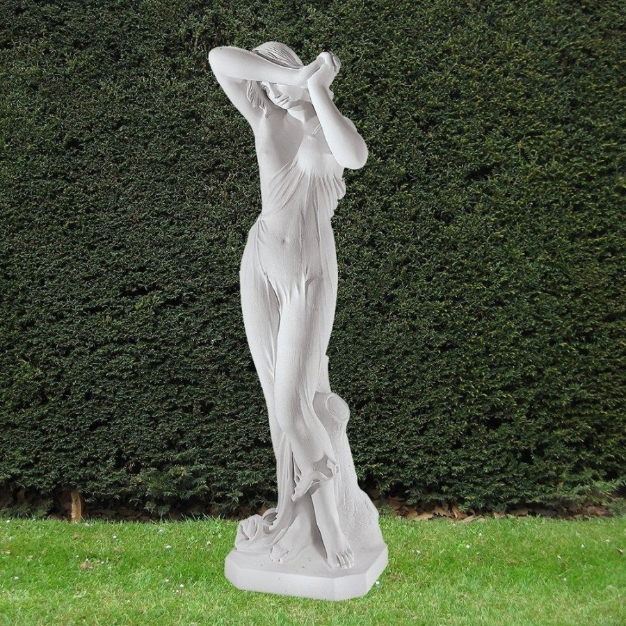 STATUES & SCULPTURES Shy Maiden 120Cm Marble Resin Garden Statue Wholesale