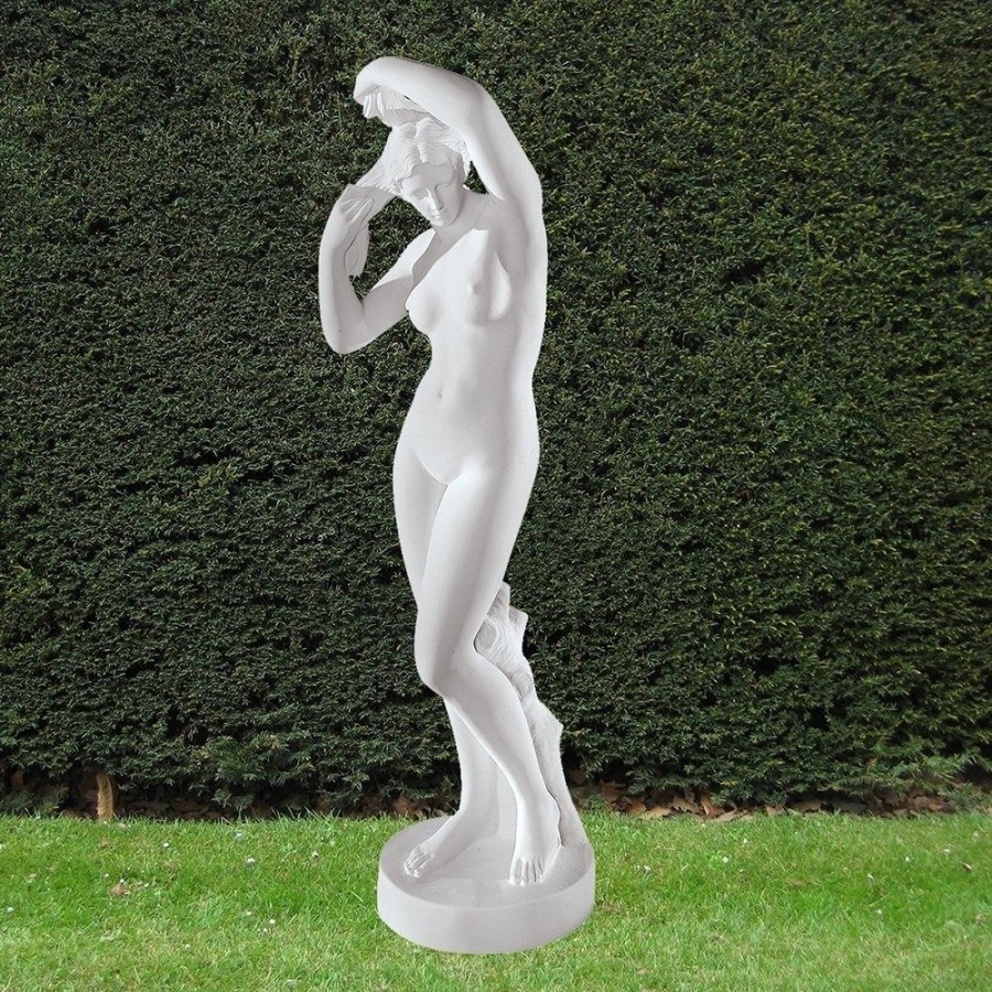 STATUES & SCULPTURES Bathing Venus 120Cm Marble Resin Garden Statue Clearance