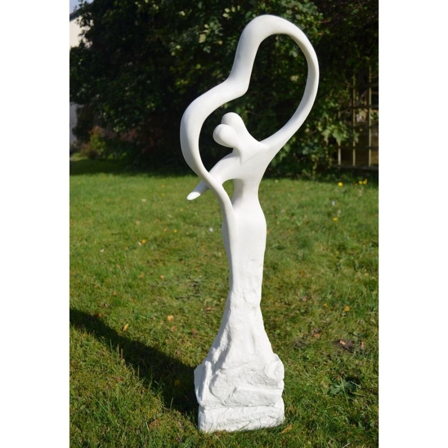 STATUES & SCULPTURES Love & Dancing Modern Poly Resin Garden Statue New