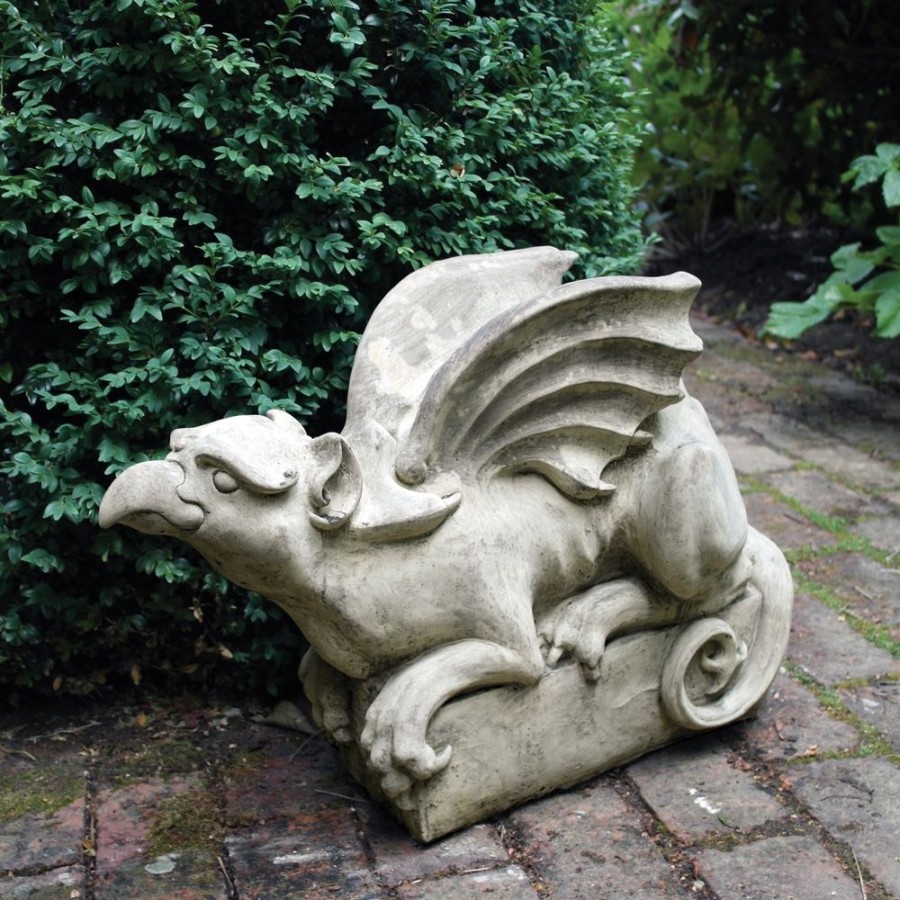 STATUES & SCULPTURES Gothic Griffin Stone Garden Ornament Best