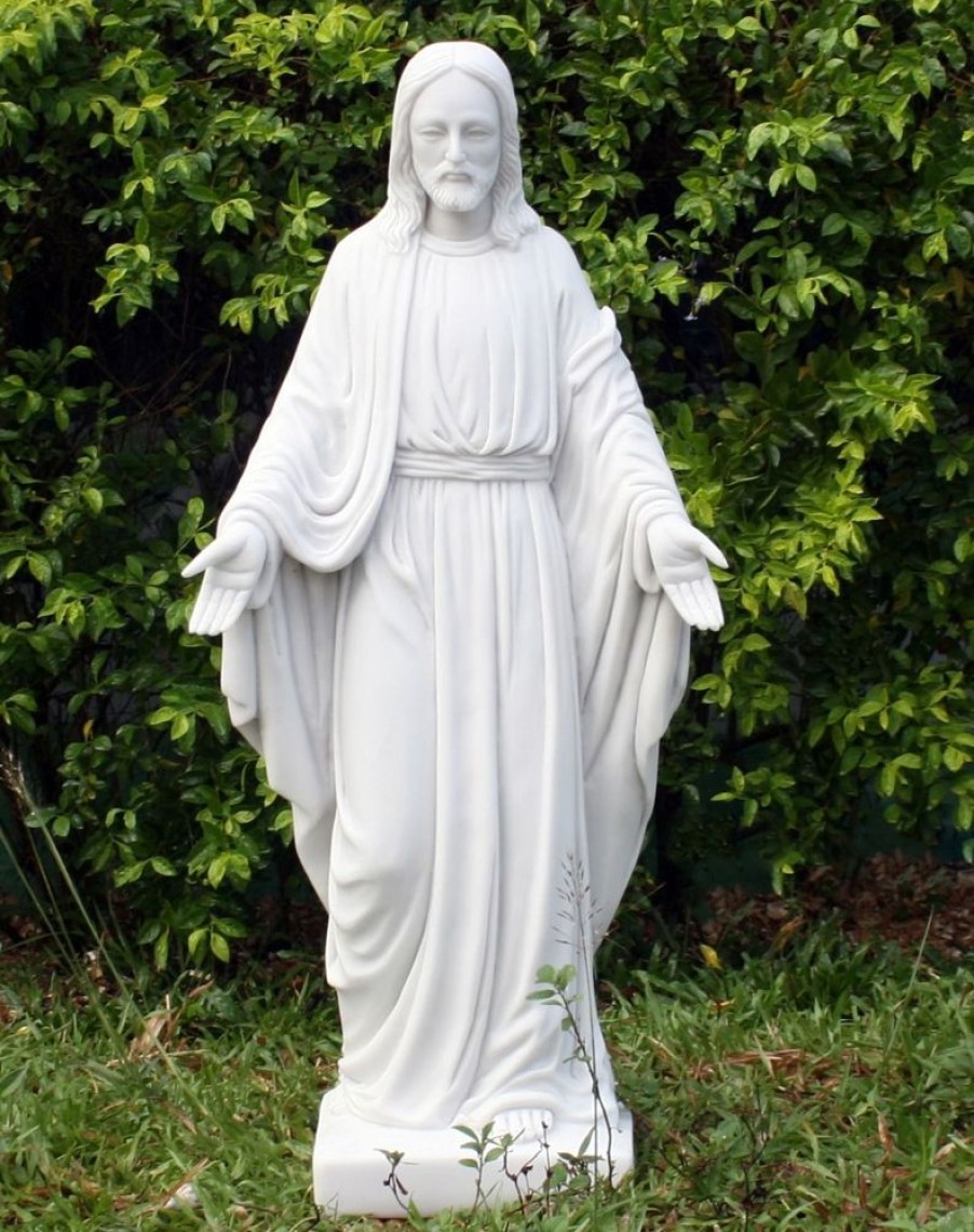 STATUES & SCULPTURES Jesus 80Cm Marble Resin Garden Statue Hot