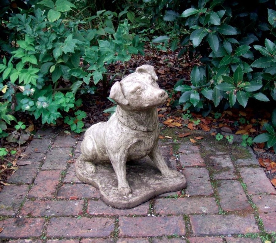 STATUES & SCULPTURES Jack Russell Terrier Stone Garden Ornament Hot