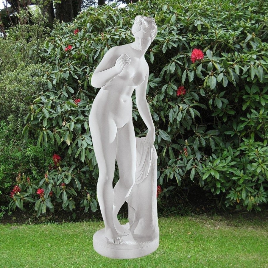 STATUES & SCULPTURES Venus & Apple 90Cm Marble Resin Garden Statue New